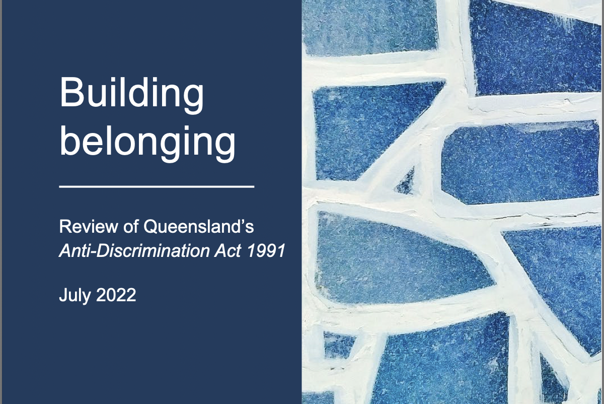 Queensland Human Rights Commission Report tabled in Parliament